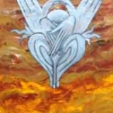 The Prophet III (acrylic on canvas, 30 x 12, 2013)